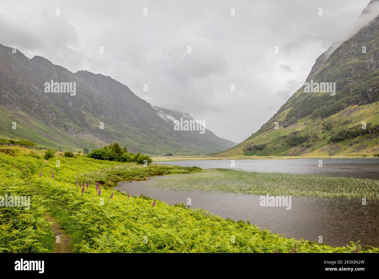 Achnambethach Valley, Glencoe, Écosse, Royaume-Uni Banque D'Images