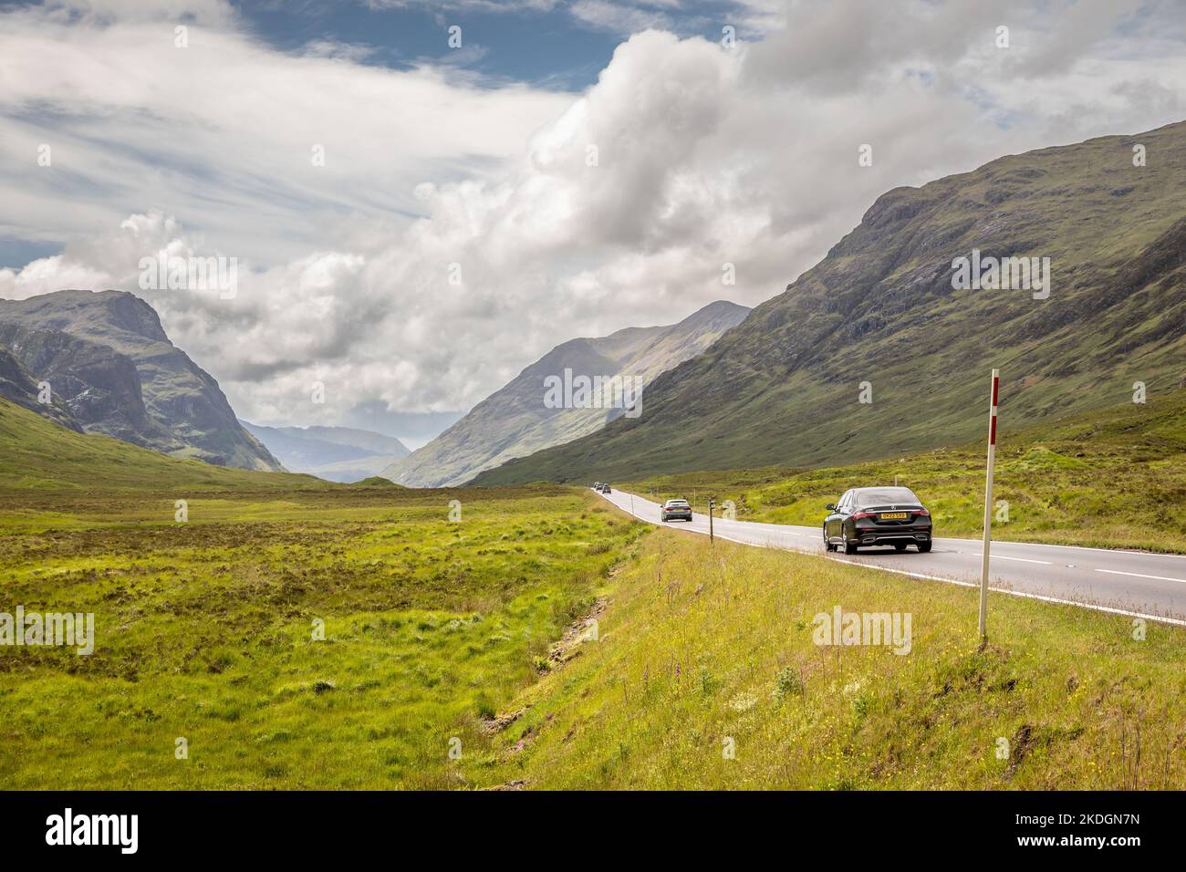 A82 Road via Glencoe, Écosse, Royaume-Uni Banque D'Images