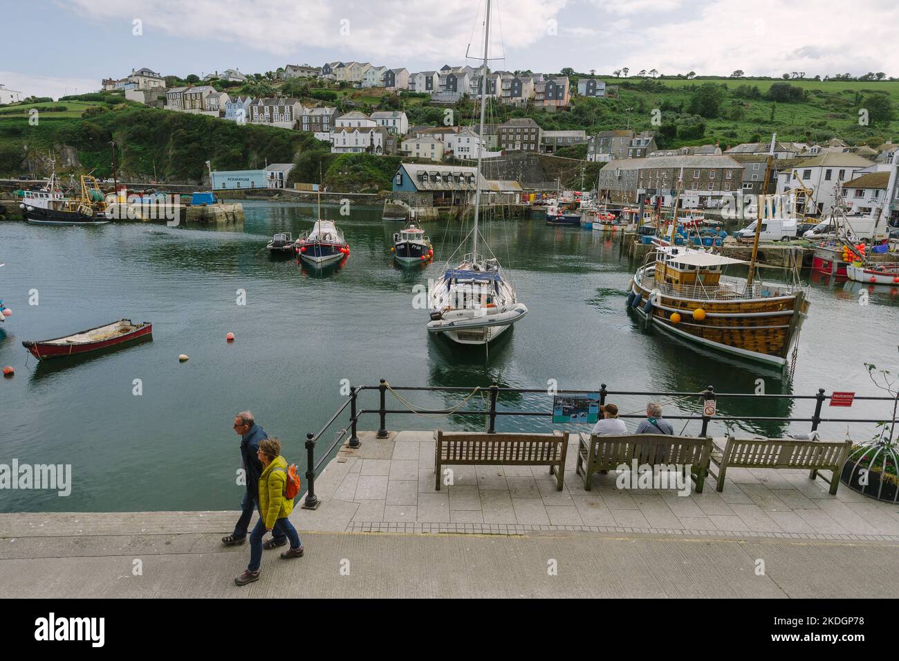 Photo de Jim Wileman - image prise à Megavissey, Cornwall, pour un article sur le village ayant des problèmes pour attirer un nouveau GP. Banque D'Images