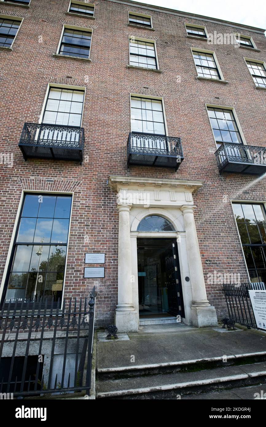 irish architectural archive and irish manuscrits commission dublin république d'irlande Banque D'Images