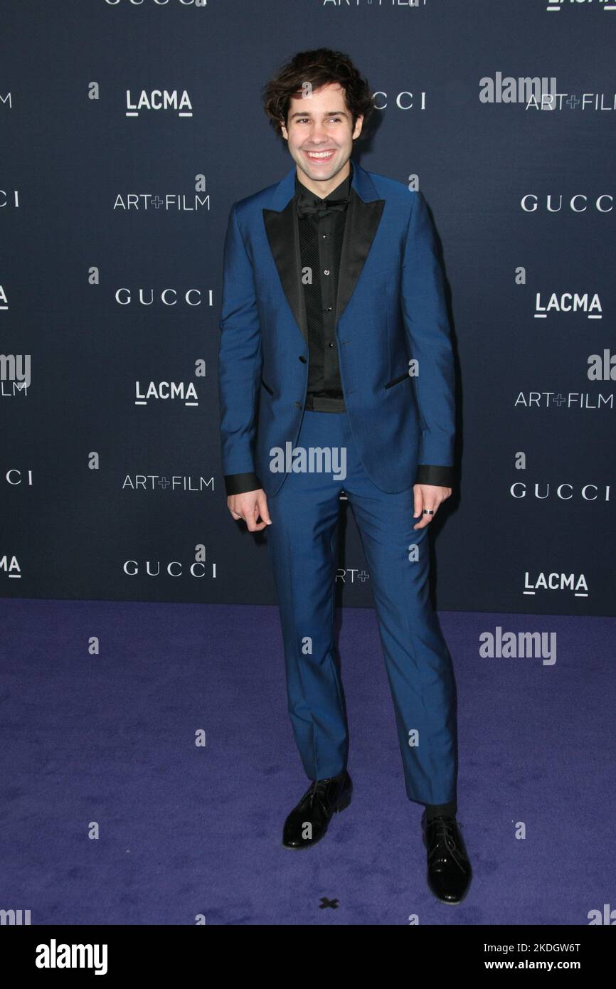 David Dobrik participe au GALA art+FILM 2022 de LACMA présenté par Gucci au Los Angeles County Museum of Art on 05 novembre 2022 à Los Angeles, en Californie. Photo : plantage/imageSPACE Banque D'Images