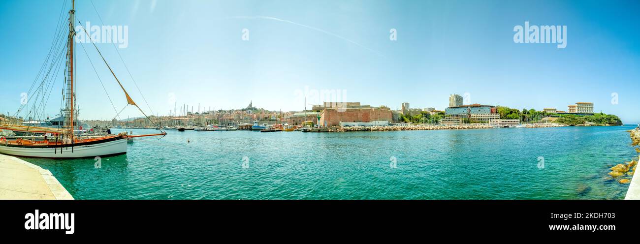 Port de plaisance de Marseille, France Banque D'Images