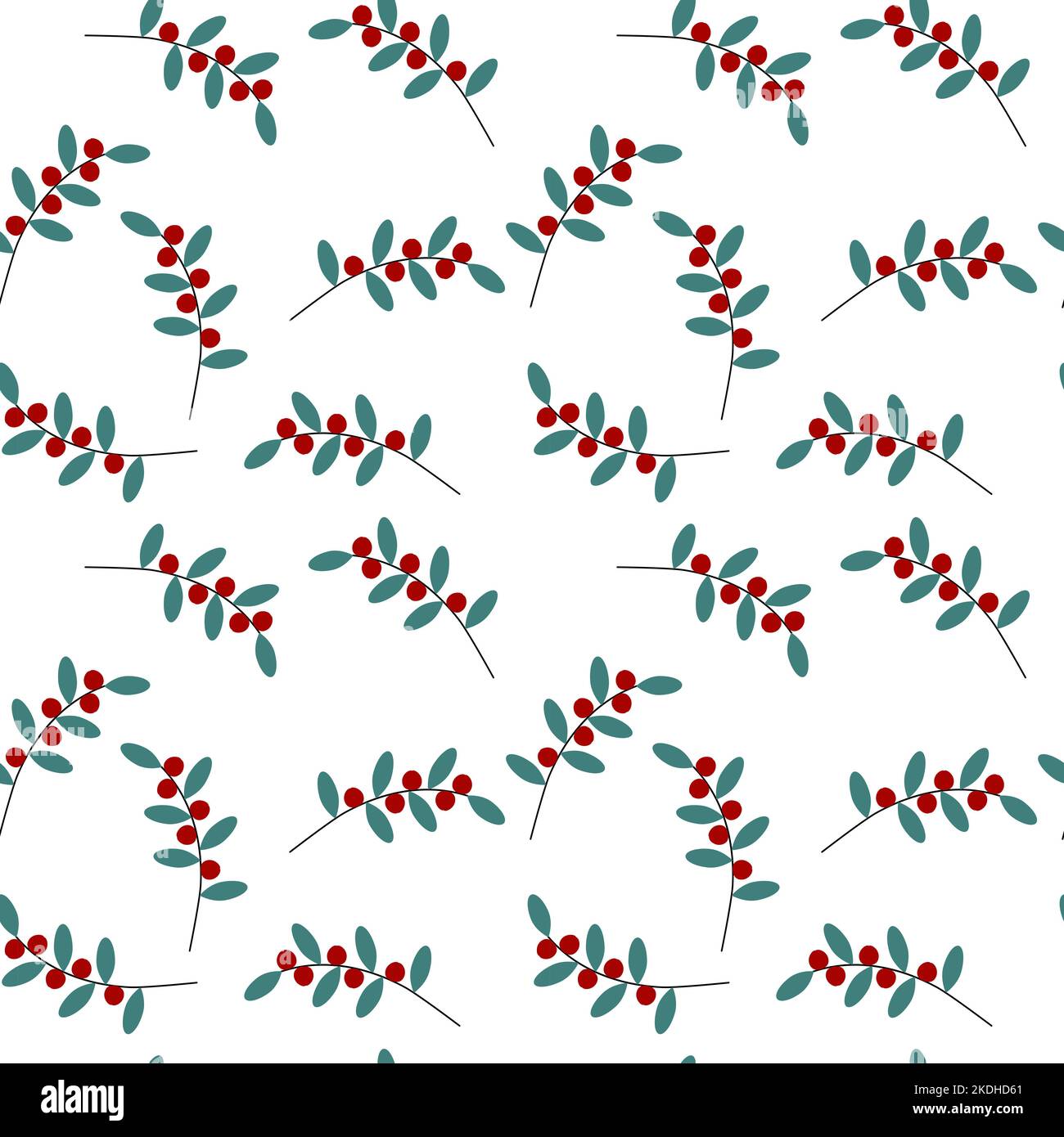 Motif coloré et lumineux de branches de baies d'hiver dans des tons tendance. Arrière-plan abstrait. Isoler. Idéal pour les bannières, le papier peint, le Web, l'affiche ou le message d'accueil, l'invitation, étiquette de prix, étiquette. Vecteur. EPS Illustration de Vecteur
