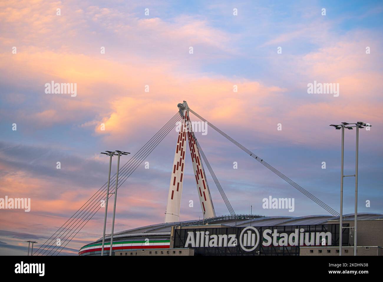 Turin, Italie. 06 novembre 2022. Vue générale du stade Allianz avant le match de football de la série A entre le Juventus FC et le FC Internazionale. Credit: Nicolò Campo/Alay Live News Banque D'Images