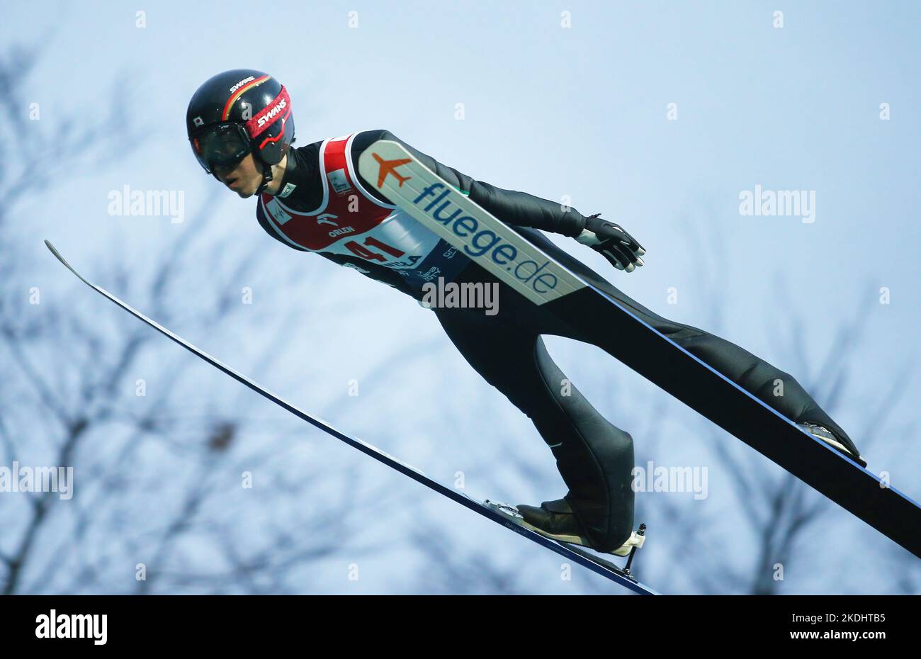 Wisla, Pologne. 06th novembre 2022. Naoki Nakamura lors de la compétition individuelle de la coupe du monde de saut à ski FIS à Wisla. Crédit : SOPA Images Limited/Alamy Live News Banque D'Images