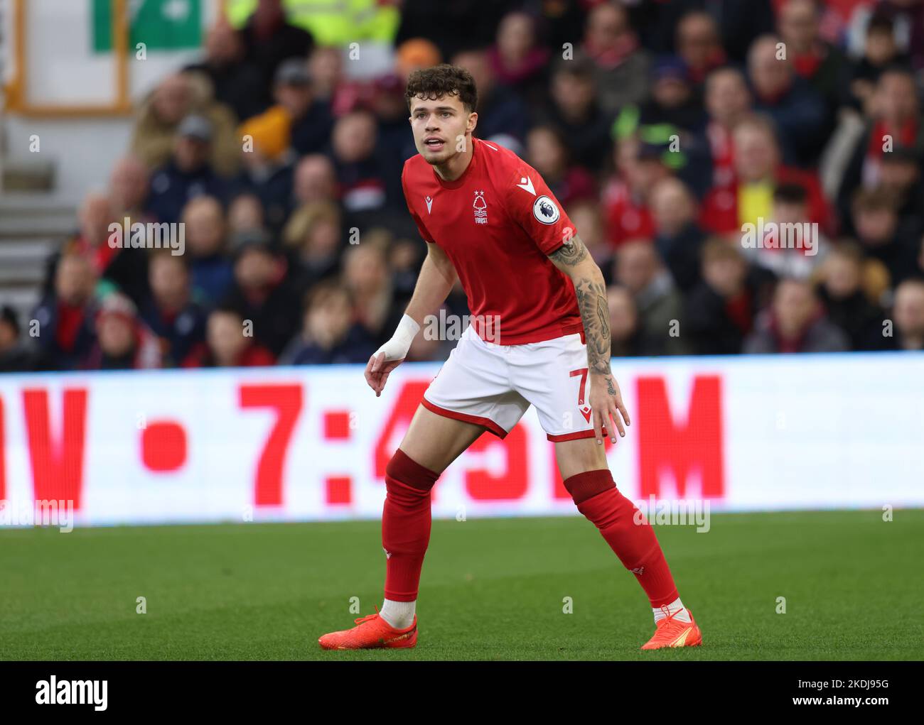 Nottingham, Royaume-Uni. 05th novembre 2022. NECO Williams (NF) à la forêt de Nottingham contre Brentford, EPL Match, au City Ground, Nottingham, Notts. Crédit : Paul Marriott/Alay Live News Banque D'Images