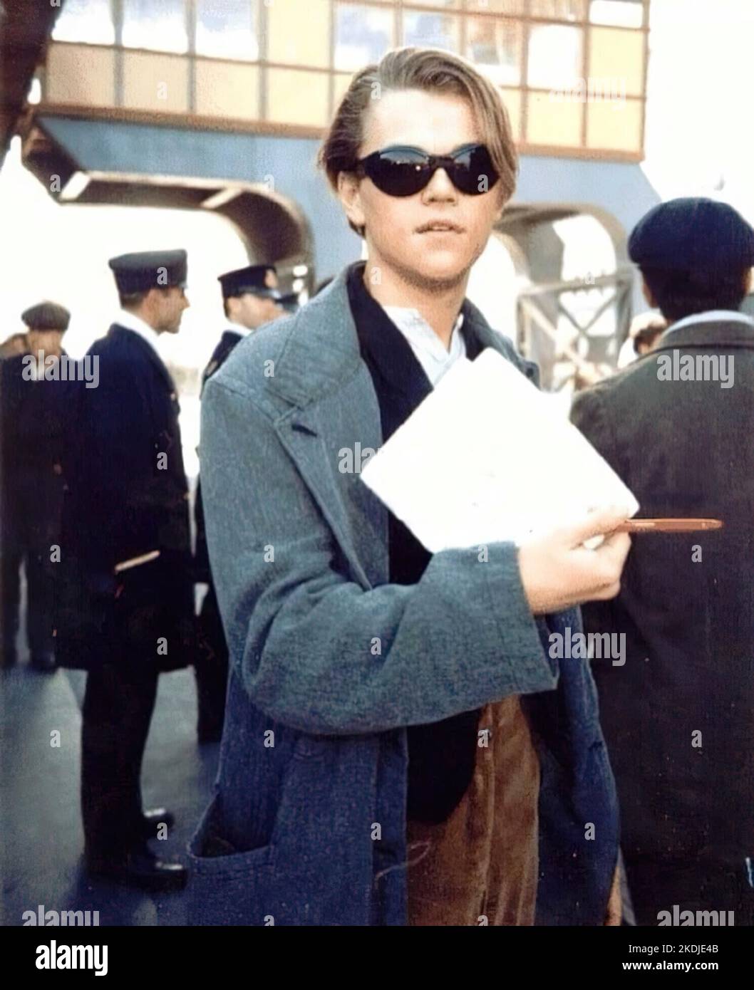 LEONARDO DICAPRIO dans TITANIC (1997), dirigé par JAMES CAMERON. Credit: PARAMOUNT/20th CENTURY FOX / Album Banque D'Images