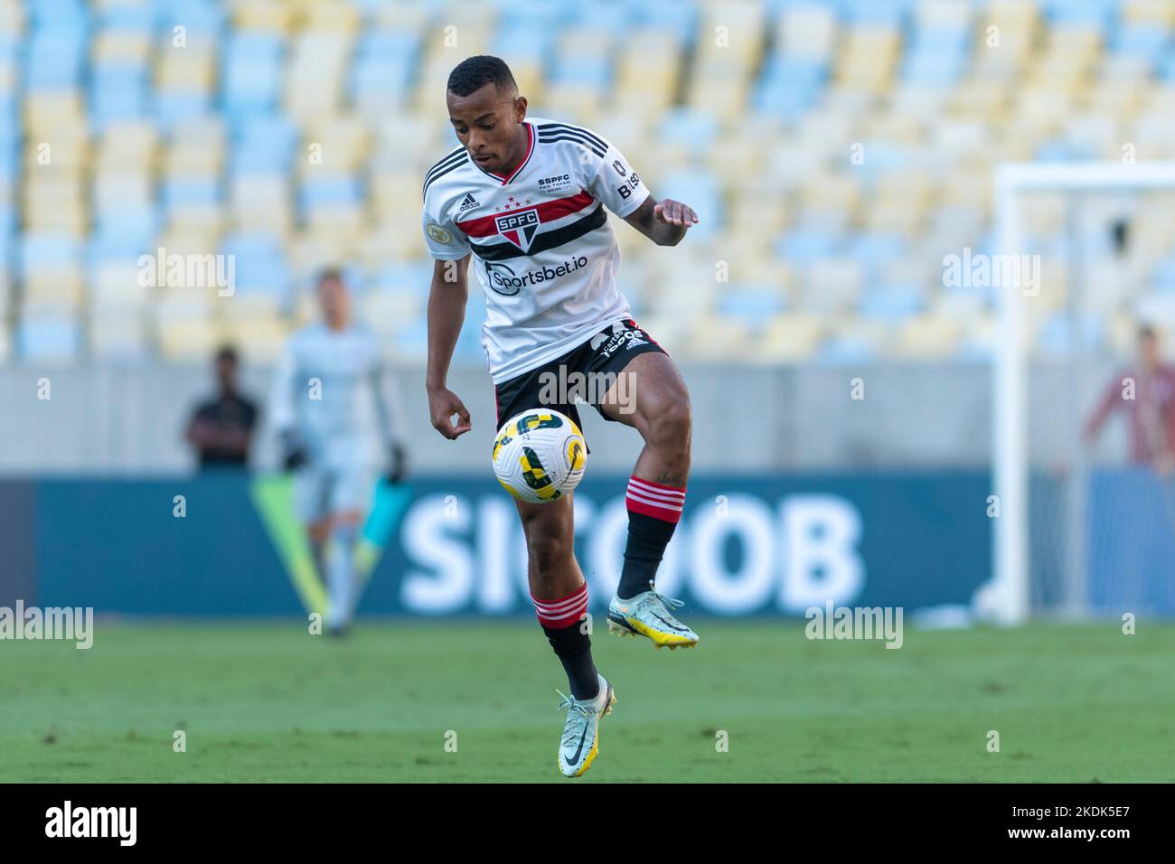 Rio, Brésil - 02 novembre 2022 - match entre Fluminense et Sao paulo par 36th tour de championnat brésilien, Une série dans le stade Maracana Banque D'Images