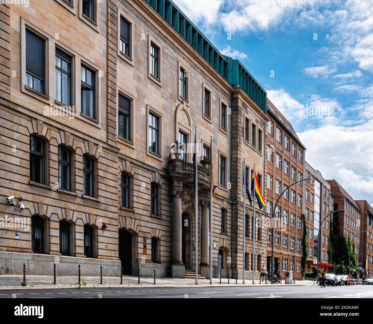 Le Ministère fédéral de l'alimentation et de l'agriculture, Wilhelmstrasse 54, Mitte, Berlin. Bâtiment de style baroque par l'architecte Carl Vohl 1900-1 Banque D'Images