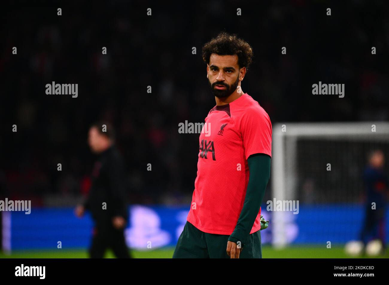 PAYS-BAS, AMSTERDAM - 26 OCTOBRE 2022 : Mohamed Salah. Match de l'UEFA Champions League Ajax contre Liverpool Banque D'Images