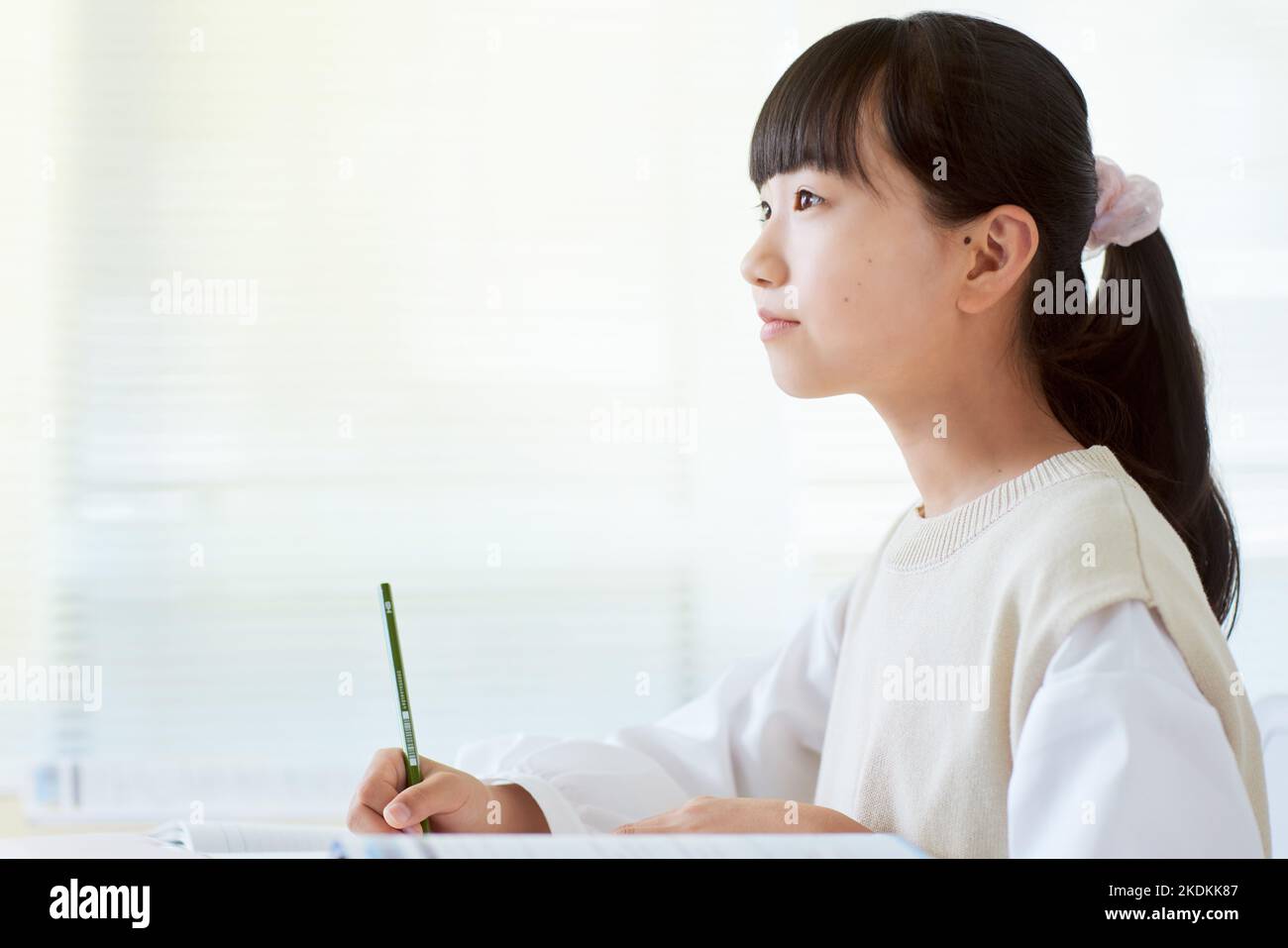 Enfant japonais étudiant Banque D'Images