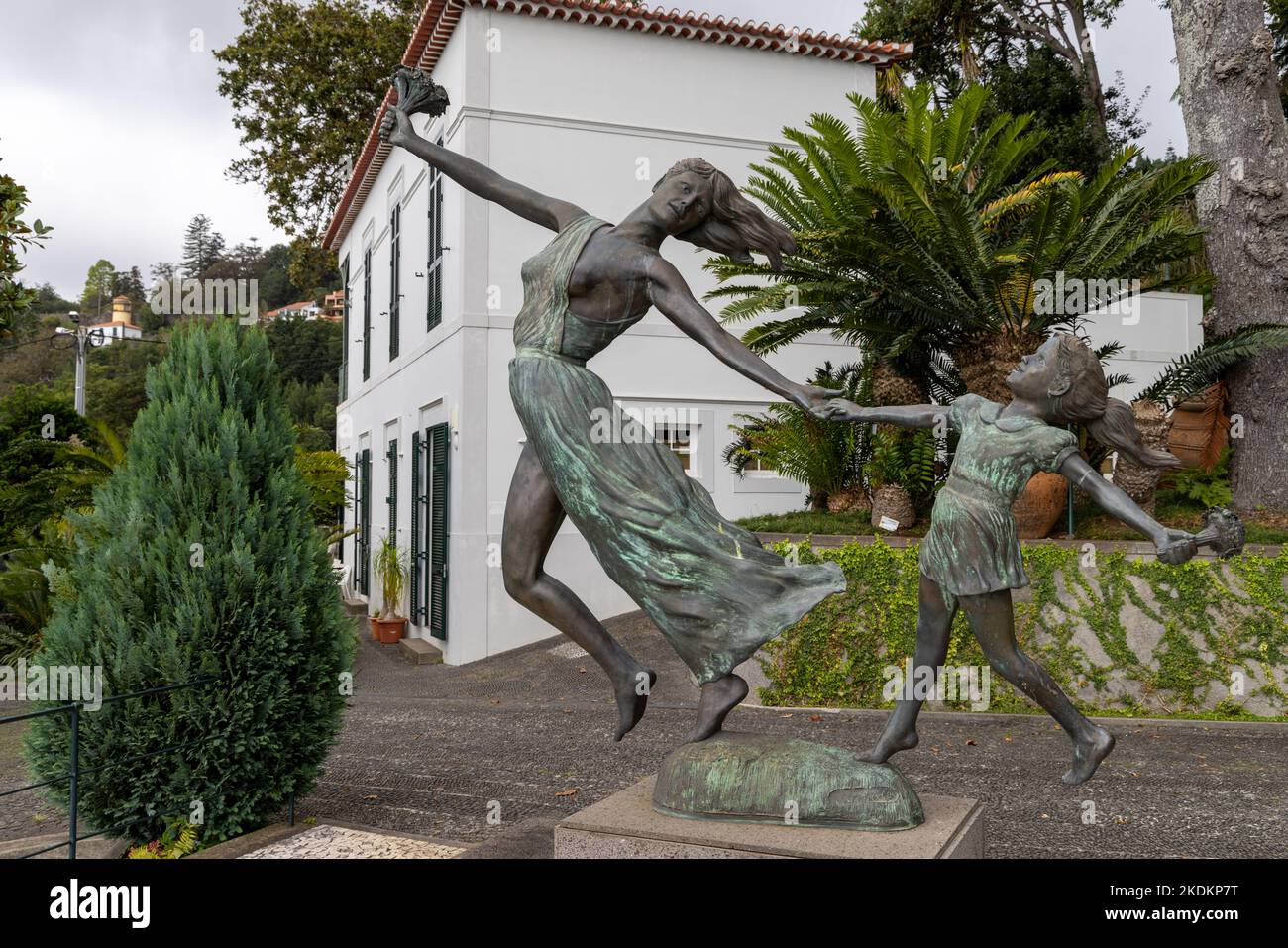 Jardins du Monte Palace, Monte, Funchal, Madère, Portugal. Banque D'Images