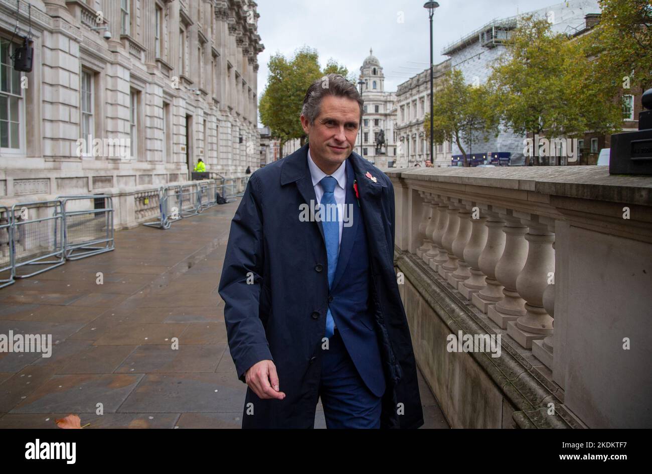 Londres, Angleterre, Royaume-Uni. 7th novembre 2022. Ministre sans portefeuille GAVIN WILLIAMSON est vu à Whitehall. (Credit image: © Tayfun Salci/ZUMA Press Wire) Credit: ZUMA Press, Inc./Alay Live News Banque D'Images
