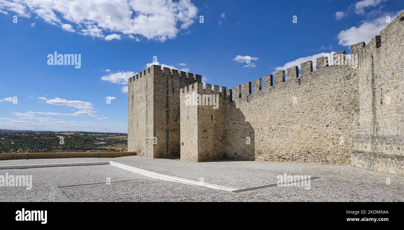 Château d'Elvas, Monument National, Elvas, Alentejo, Portugal Banque D'Images