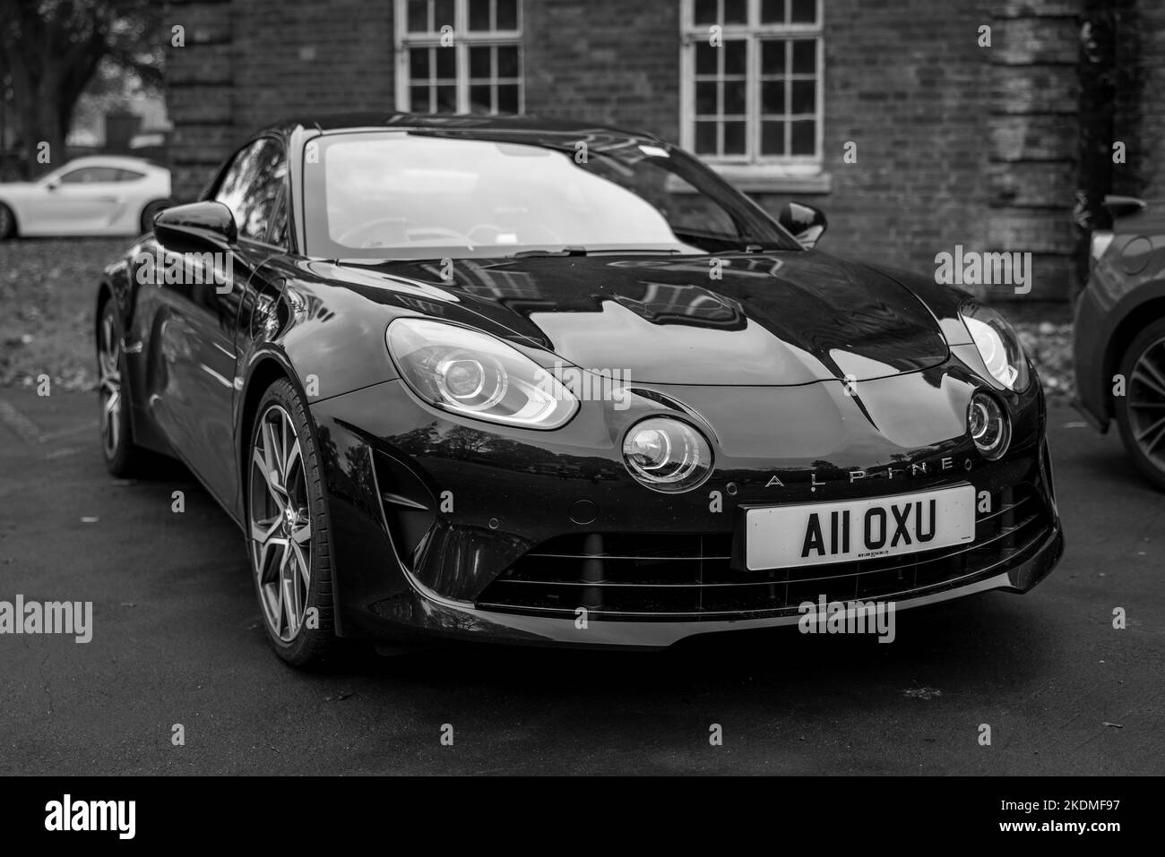 Alpine a110 pur Banque d'images noir et blanc - Alamy