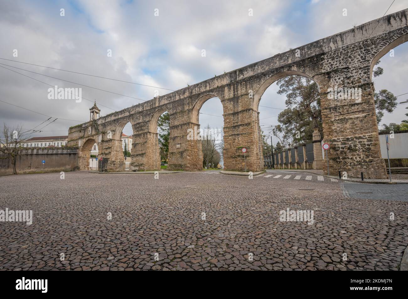 Aqueduc de Sao Sebastiao (Arcos do Jardim) - Coimbra, Portugal Banque D'Images
