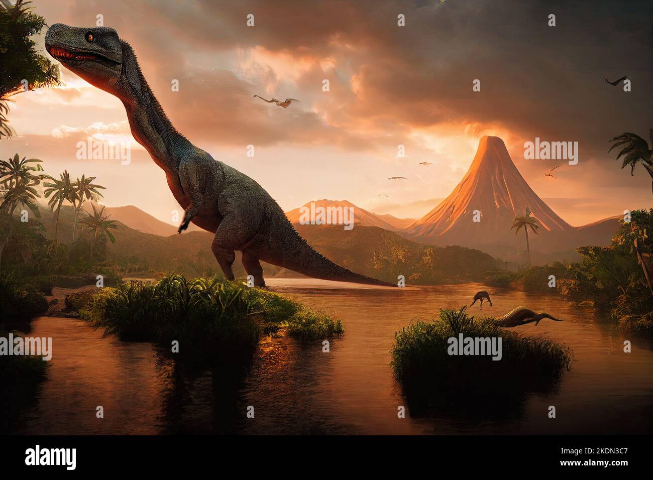 Tyrannosaurus rex, est un dinosaure théropode qui vivait à la fin du Crétacé. Le TRex était un