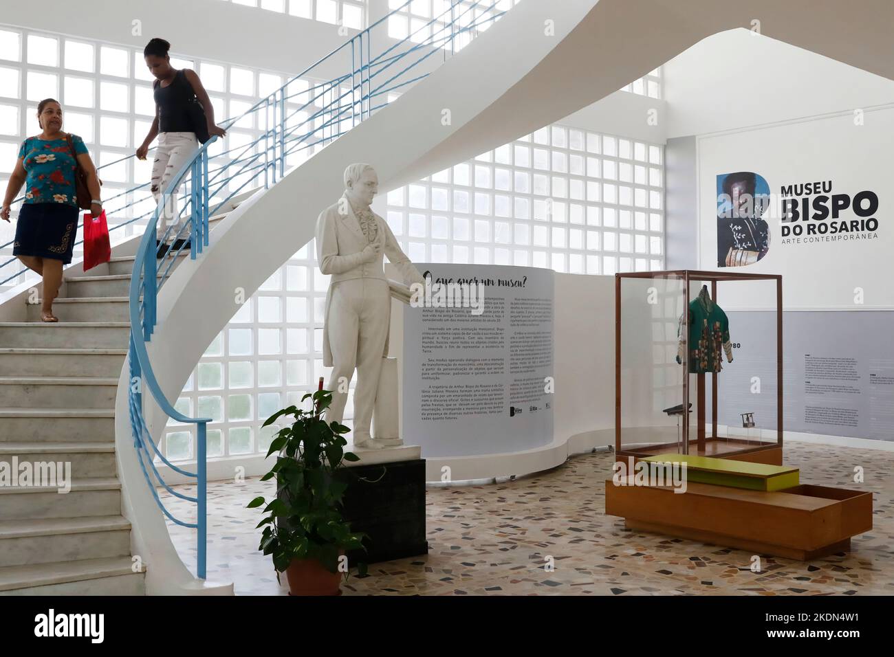 Bispo do Rosário Musée d'art contemporain au Colônia Juliano Moreira. Un ancien hôpital pour les personnes souffrant de troubles mentaux diagnostiquées avec schizophrénie Banque D'Images