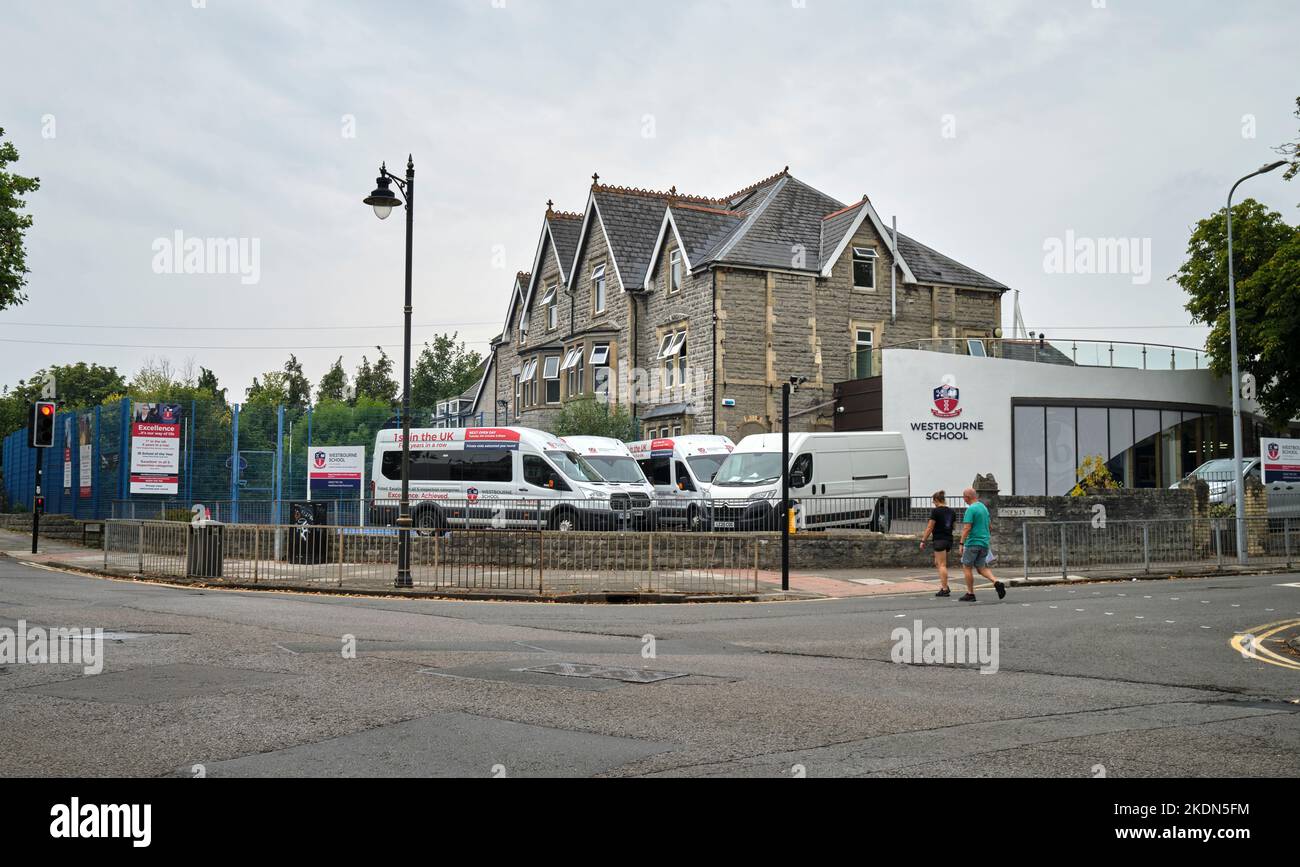 Westbourne School Penarth South Wales Royaume-Uni Banque D'Images