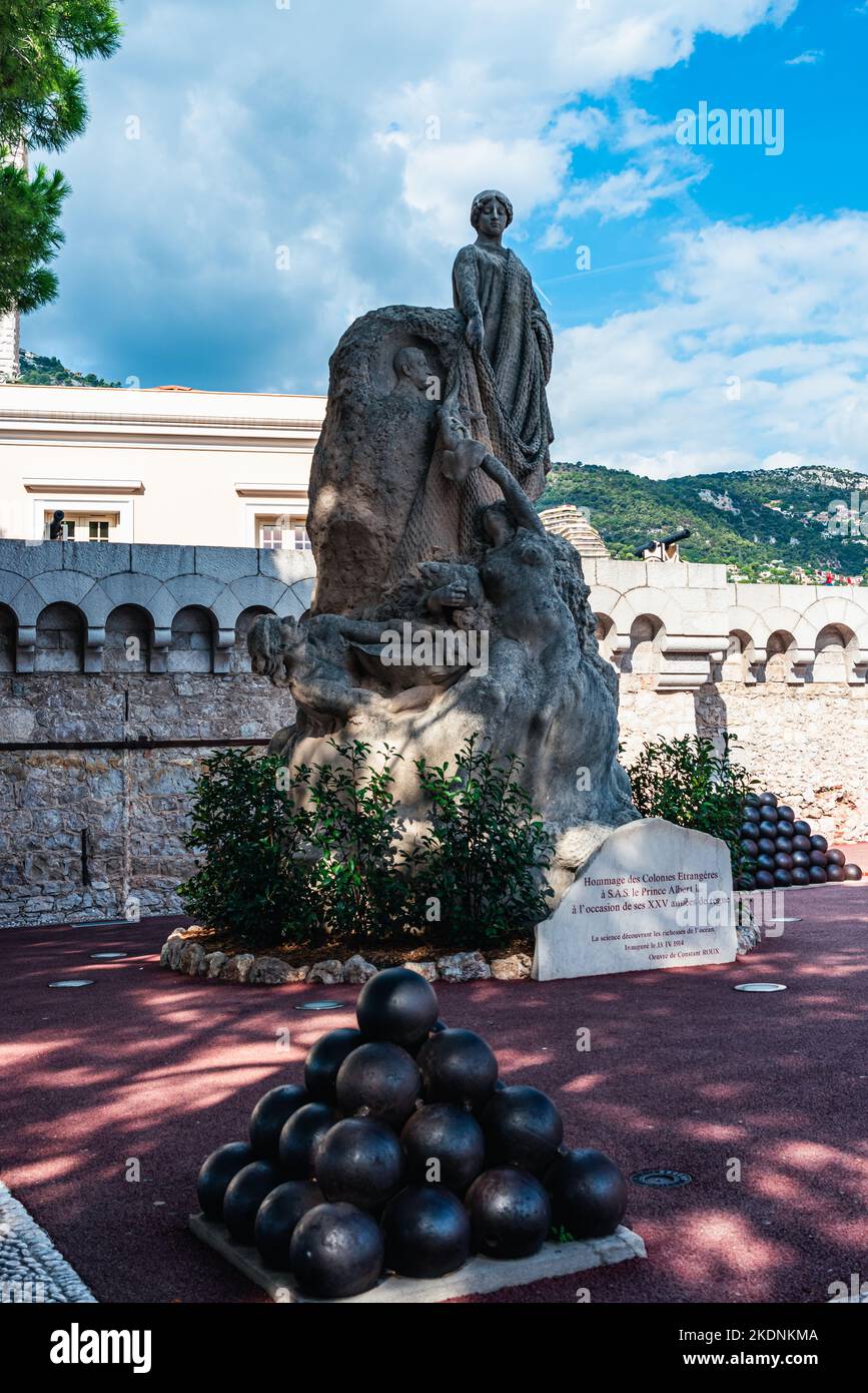 Palais du Prince de Monaco, Principauté de Monaco, Monaco, Côte d'Azur Banque D'Images