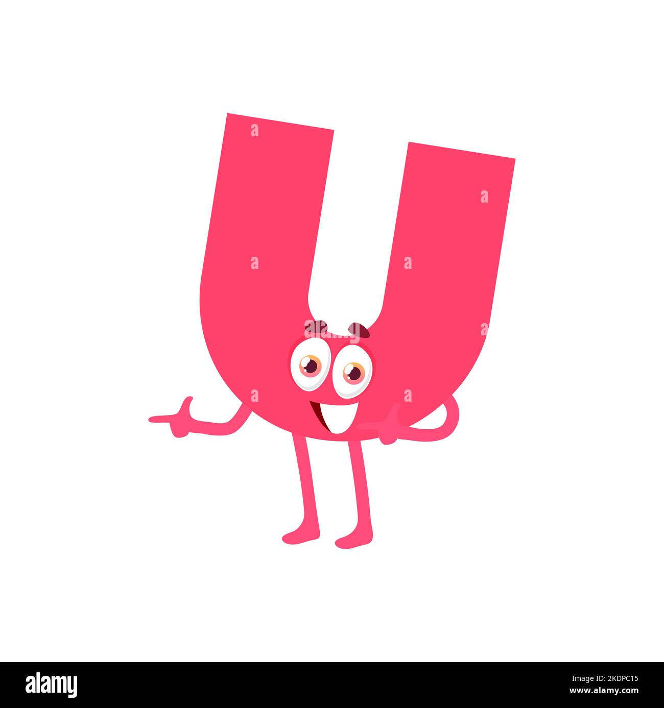 Arc maths de forme caractère, isolé vecteur de dessin animé drôle école de base figure géométrique personnage avec visage souriant. Forme de voûte mignonne pour les cours de mathématiques et de géométrie pour les enfants Illustration de Vecteur