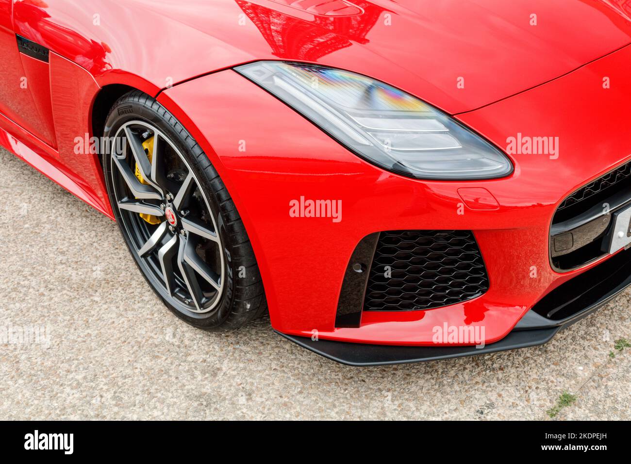 Jaguar F-Type. Le 100 à Blackpoll 2022. Banque D'Images