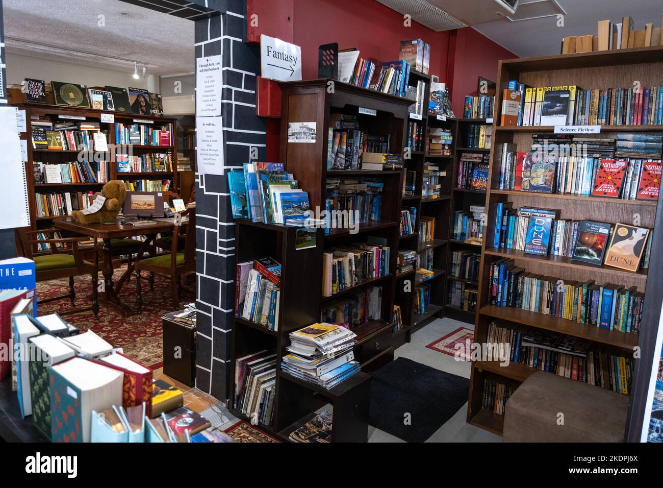 The Book Lounge, Port Douglas, Queensland, Australie. Banque D'Images