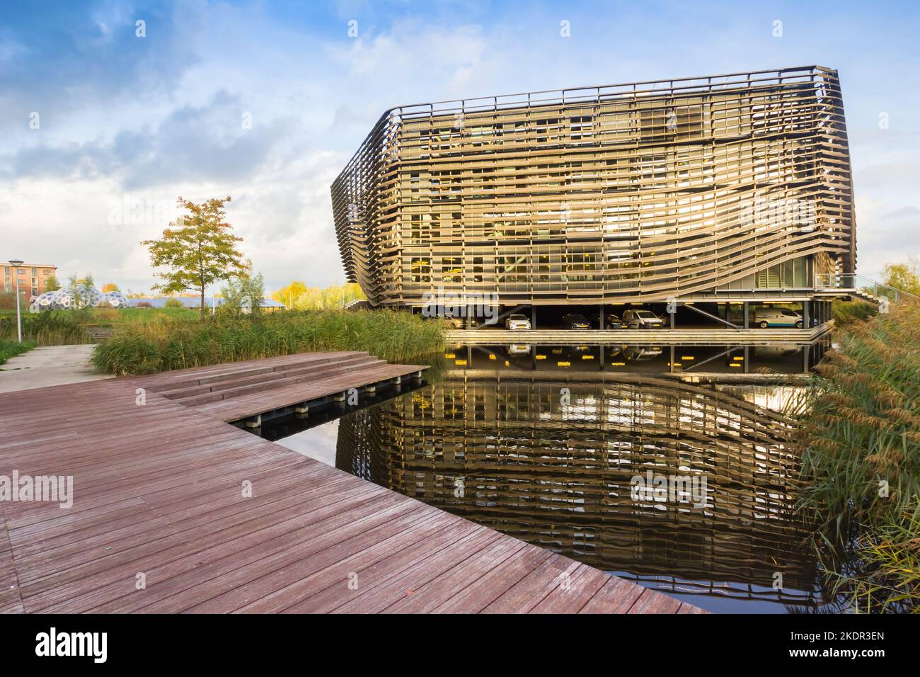 Centre Wetsus pour la technologie durable de l'eau à Leeuwarden, pays-Bas Banque D'Images