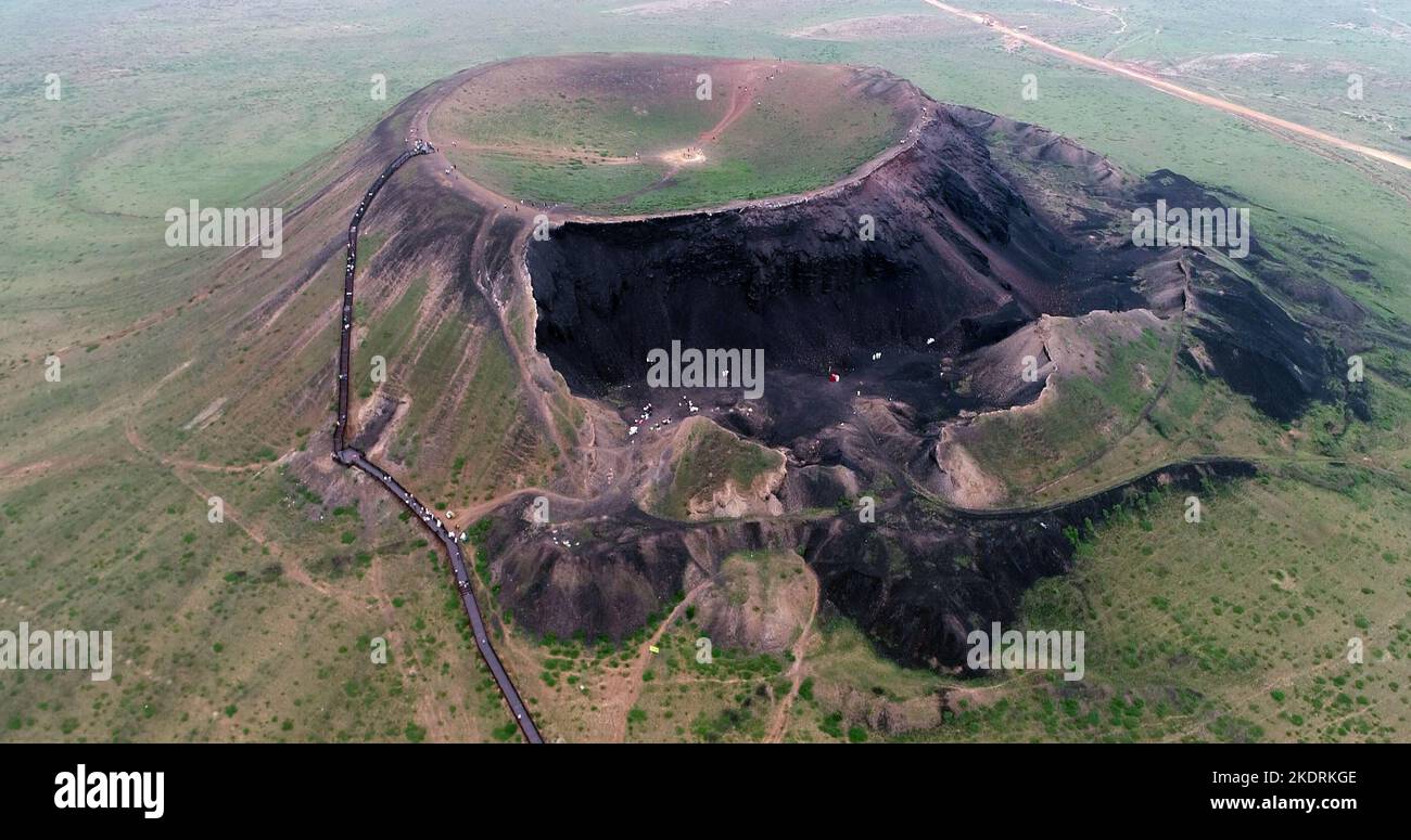 Merveilles géologiques volcaniques : ulam hadad 6 Banque D'Images