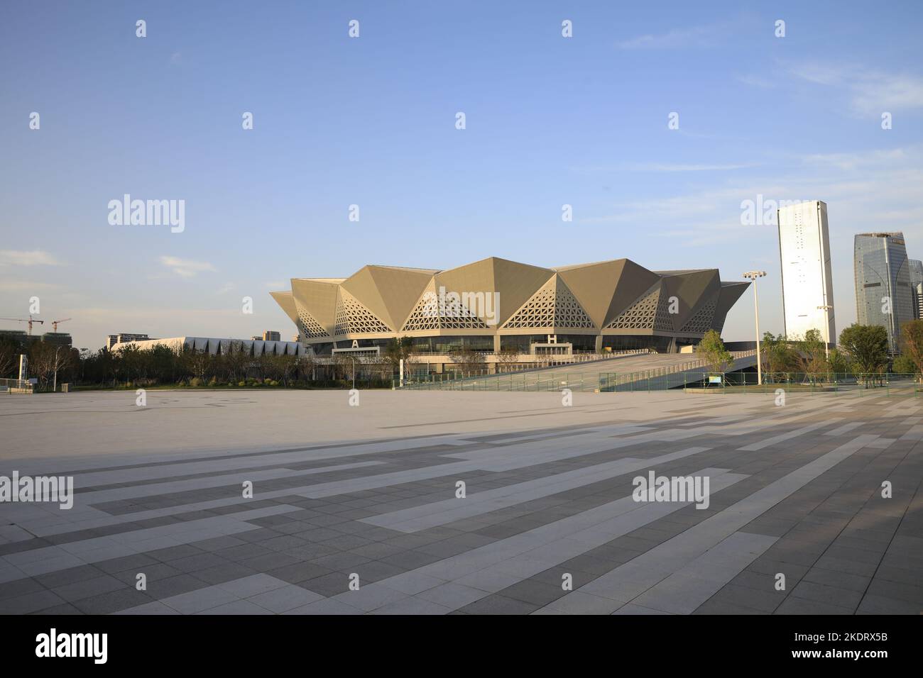 Chang'an Diamond Gym du centre olympique de sports de Xi'an Banque D'Images