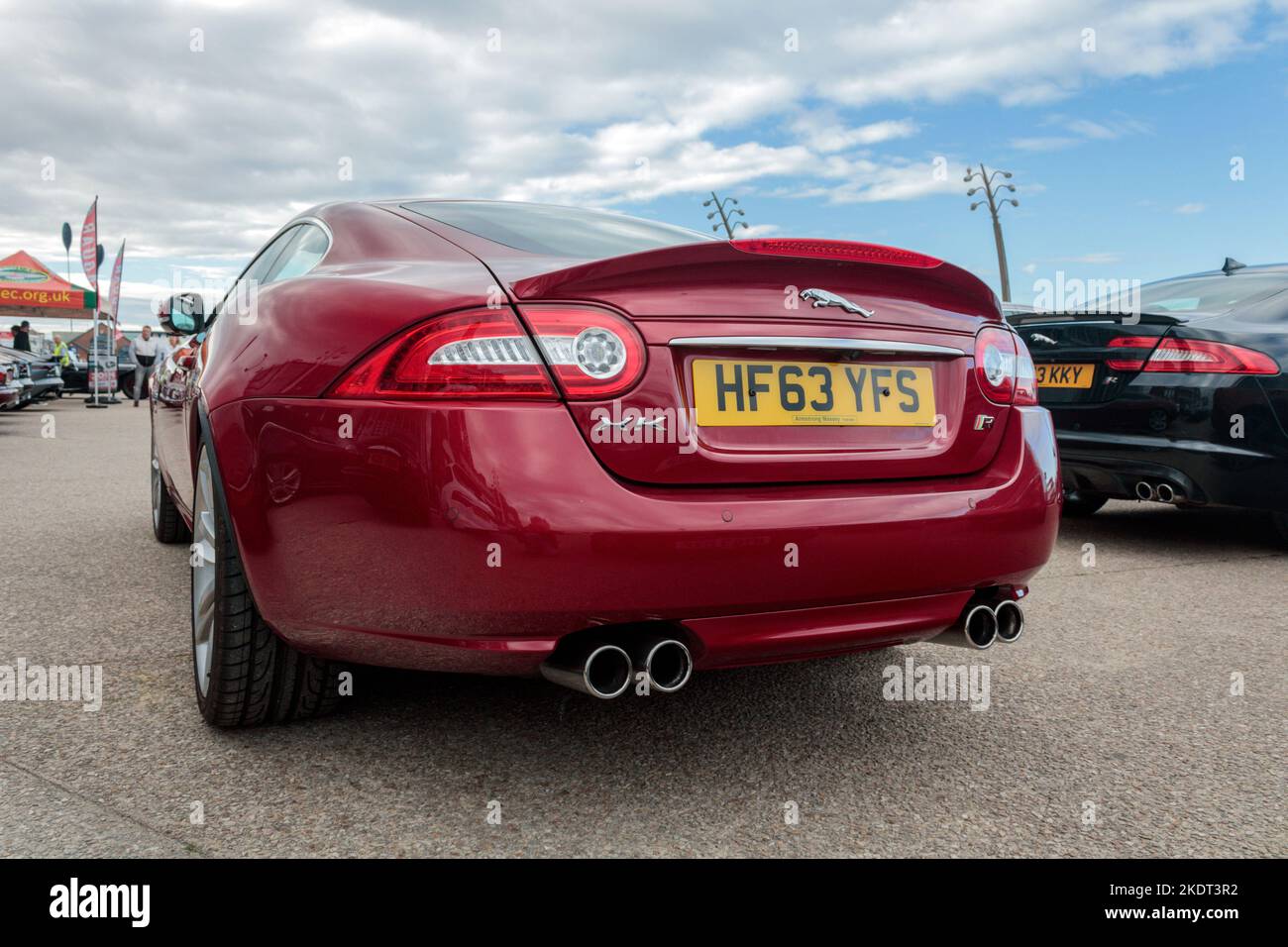Jaguar XK. Le 100 à Blackpool 2022. Banque D'Images