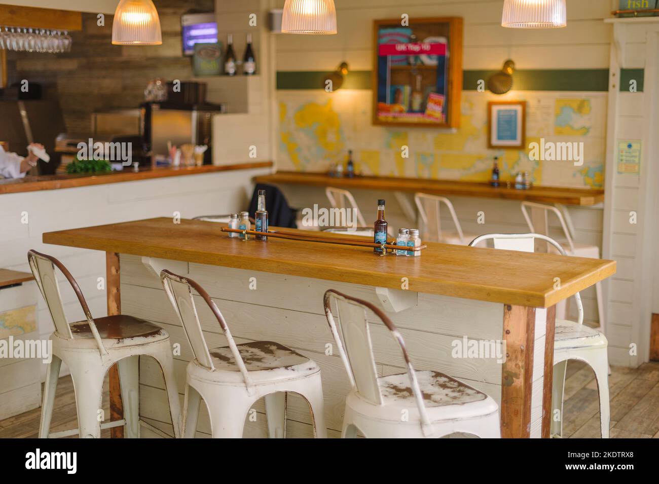 Photo de Jim Wileman - Mitch Tonks and Rockfish Business Feature, tourné à Brixham, South Devon, Royaume-Uni. Banque D'Images