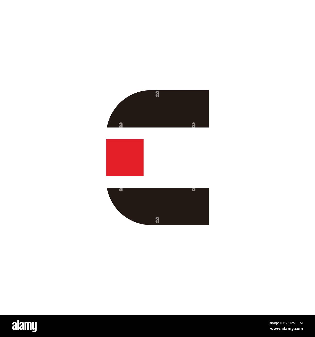 lettre c simple symbole de stand logo vecteur Illustration de Vecteur