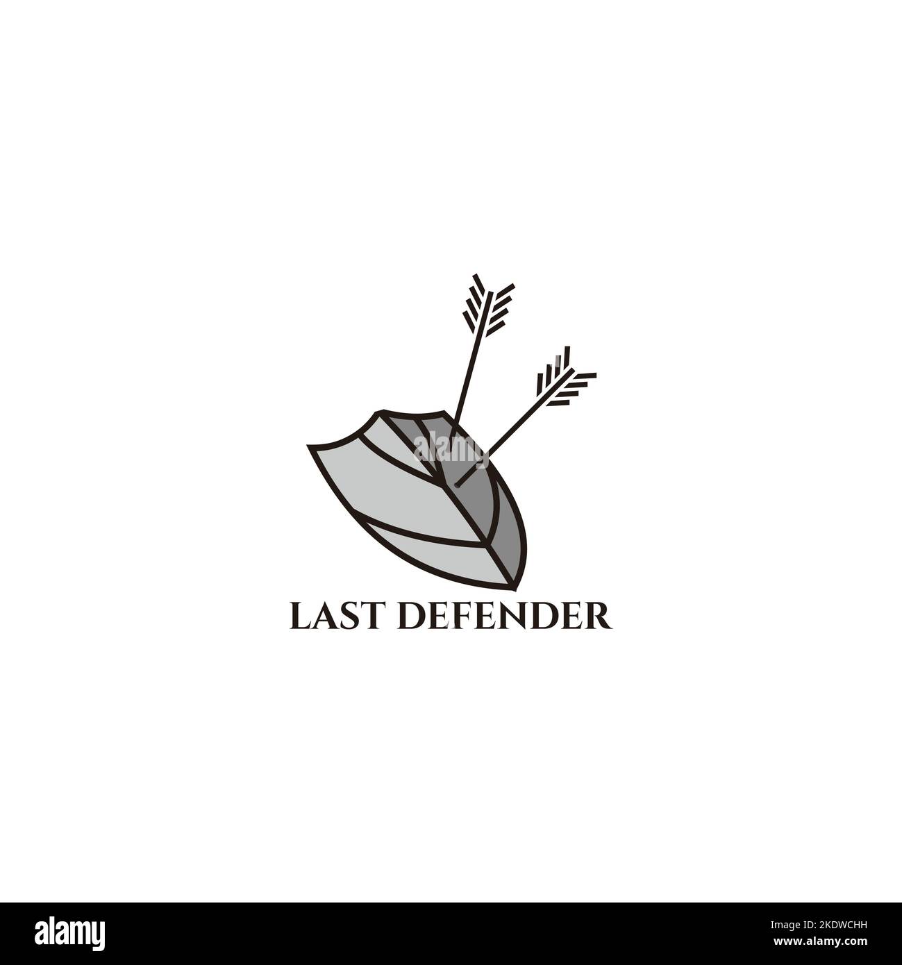 vecteur symbole de guerre de flèches bloquées et de bouclier Illustration de Vecteur