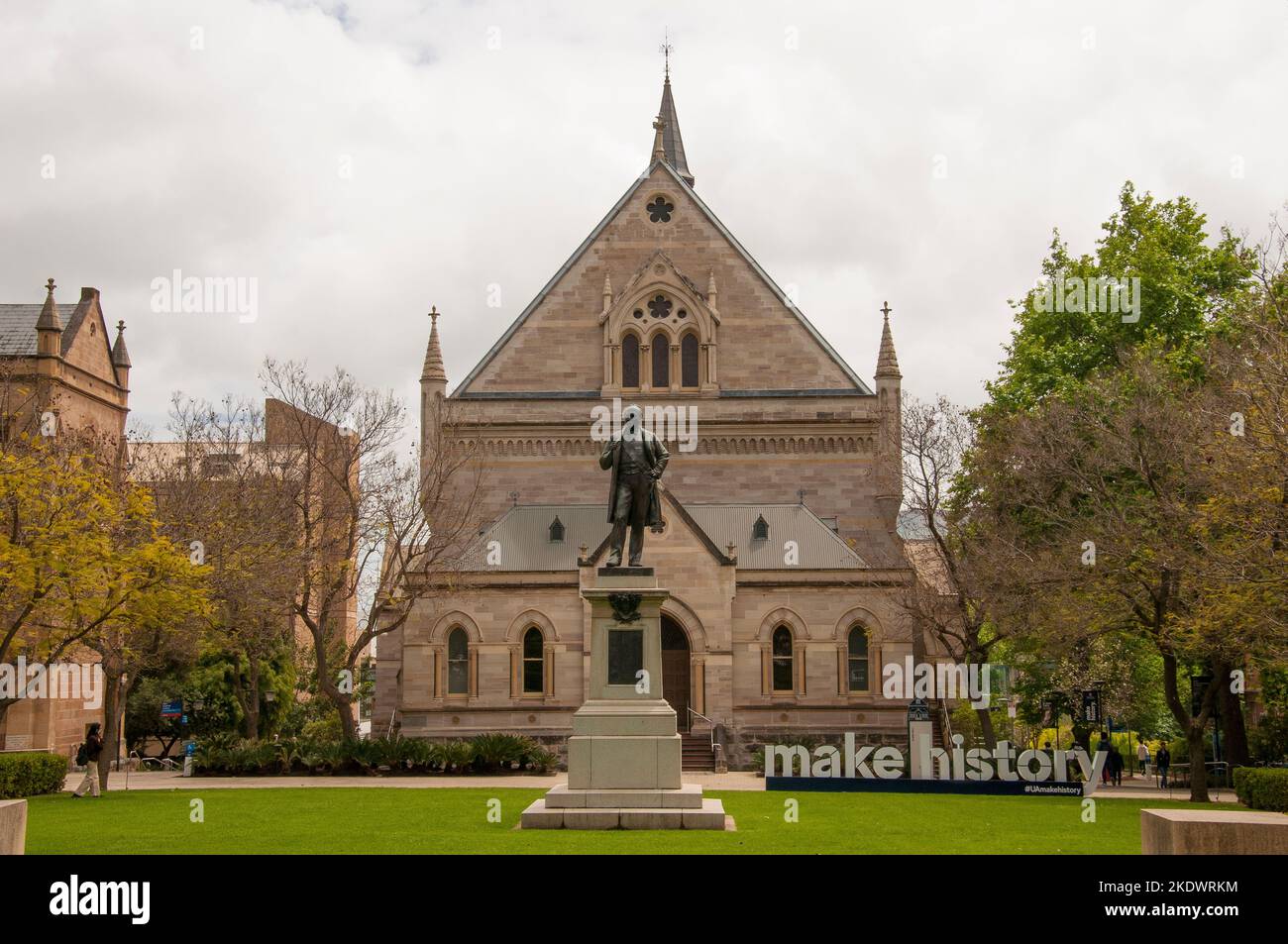 Campus principal de l'Université d'Adélaïde sur North Terrace, Adélaïde, Australie méridionale Banque D'Images