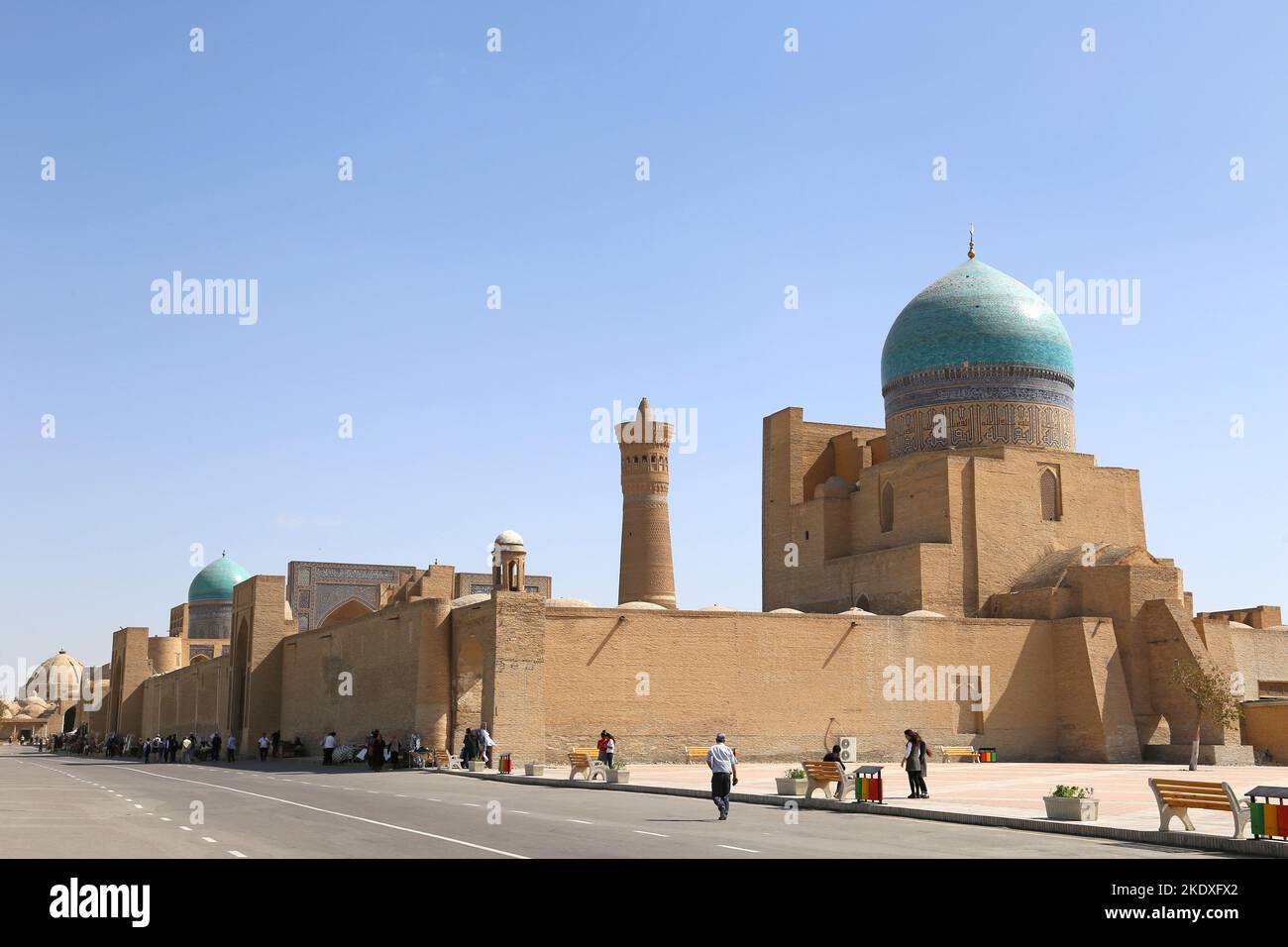 Arrière de la Grande Mosquée de Kalyon, rue Khodja Nurobod, Centre historique, Boukhara, province de Boukhara, Ouzbékistan, Asie centrale Banque D'Images