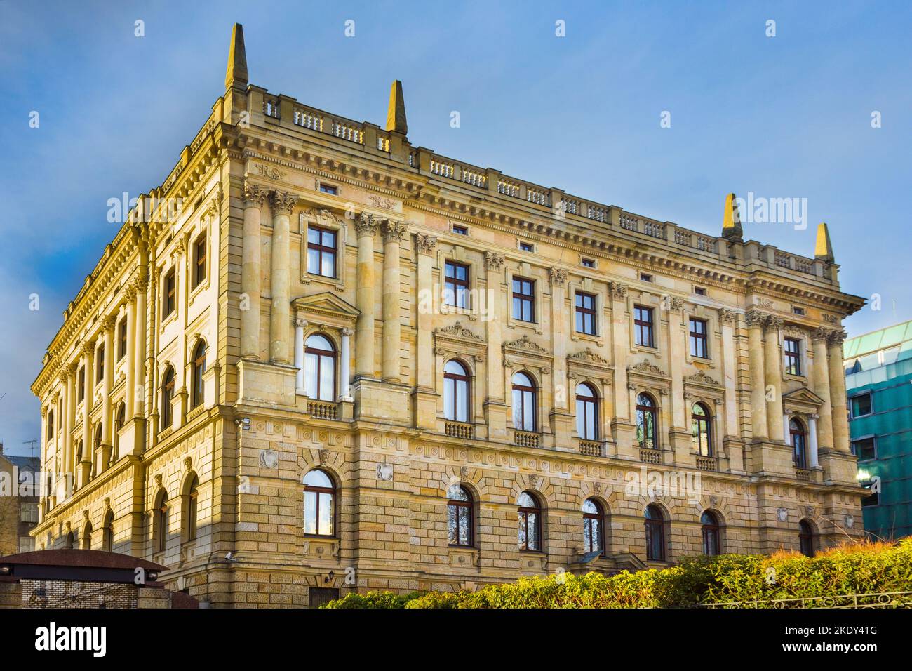 Neorenesance est un monument historique à Liberec, République Tchèque. Construit en 1888 - 1891. Actuellement une banque d'épargne Banque D'Images