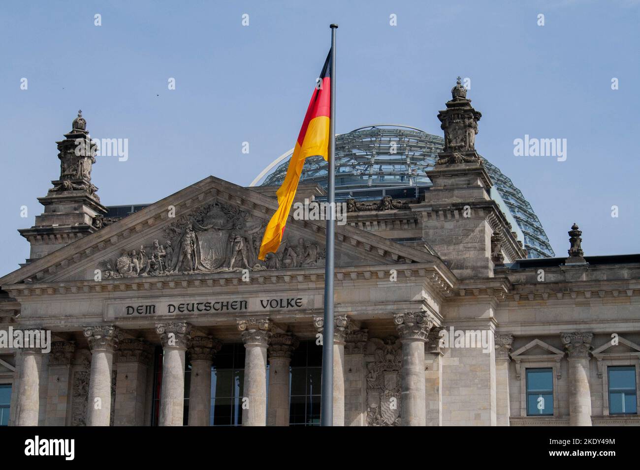 Berlin (Allemagne) Palais Reichstag Banque D'Images