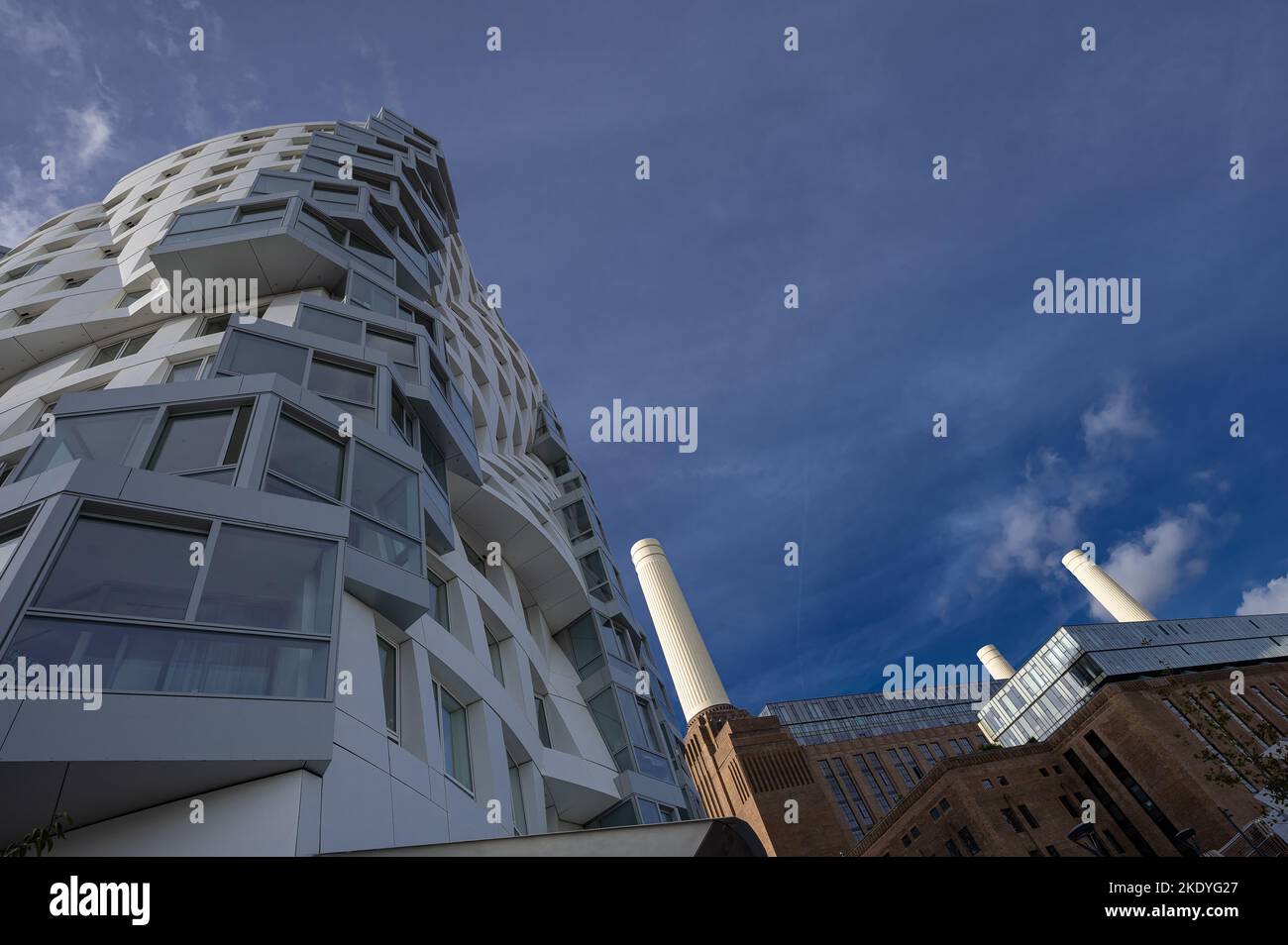 Prospect place conçu par Frank Gehry, Battersea Power Station, Battersea, Londres Banque D'Images