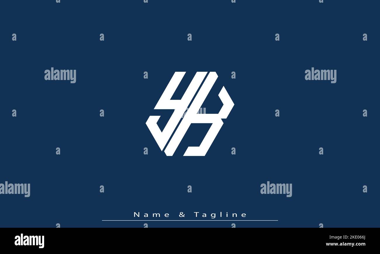 Lettres de l'alphabet initiales Monogram logo YK , KY Illustration de Vecteur