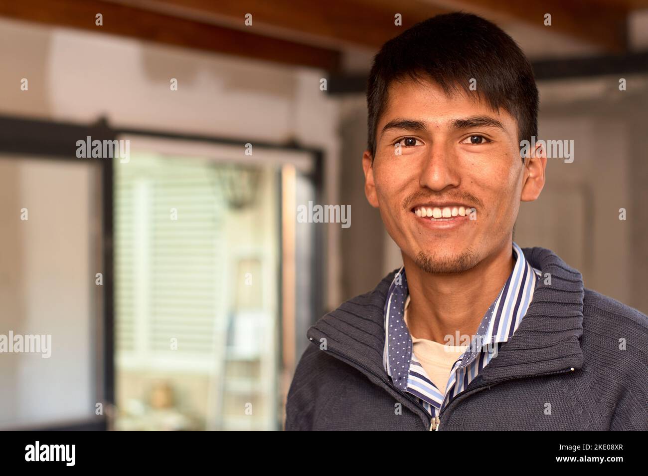Portrait d'un homme travailleur et honnête Banque D'Images