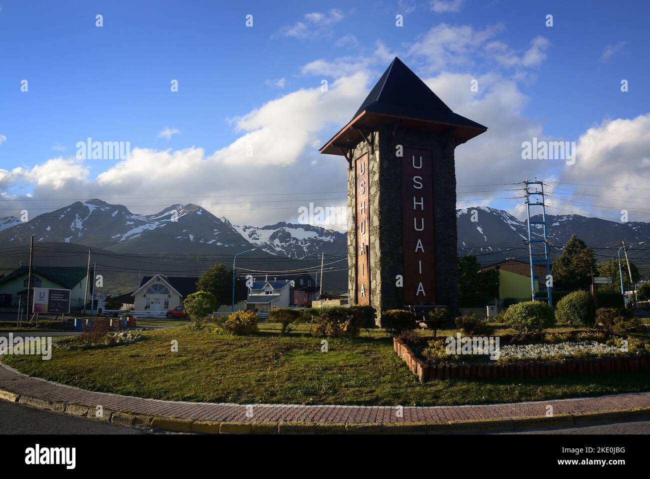 Une belle photo de la tour Ushuaia à Tierra del Fuego, en Argentine Banque D'Images