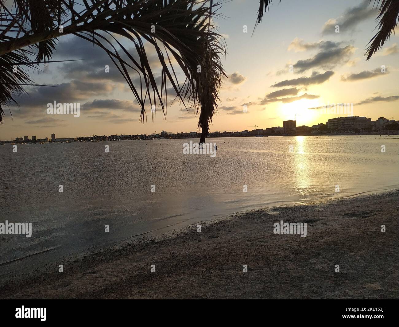 Mar Menor (San Pedro del Pinatar, région de Murcie, Royaume d'Espagne) Banque D'Images