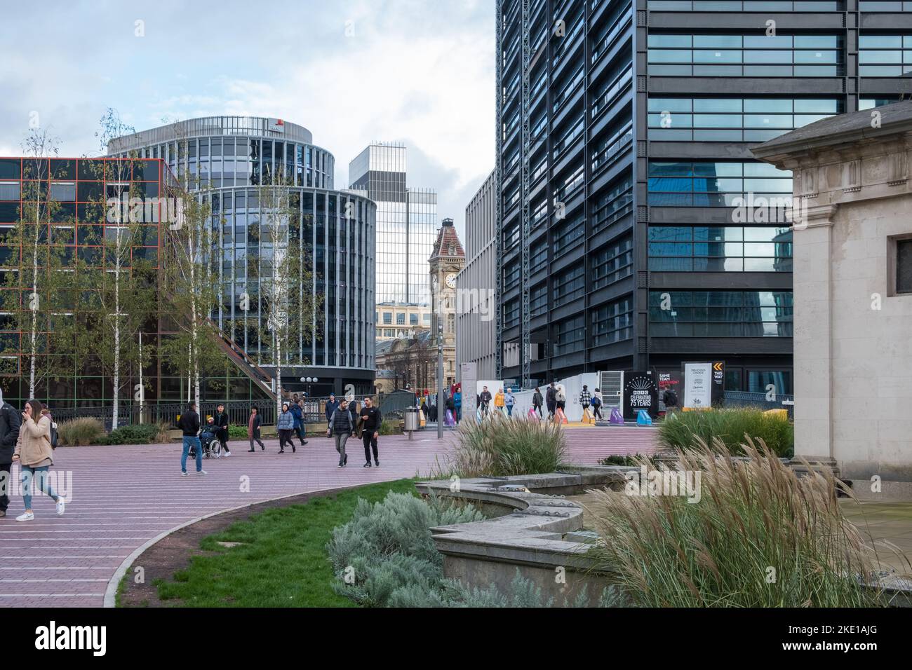 Un bloc de bureaux de Centenary Way est sur le point d'être achevé dans le développement de Birmingham Paradise Banque D'Images