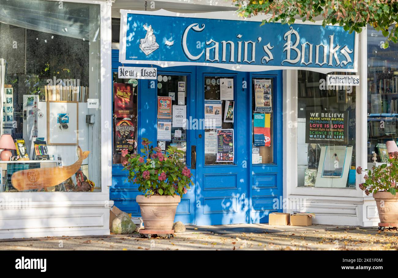 Canio's Books, Sag Harbor, NY Banque D'Images