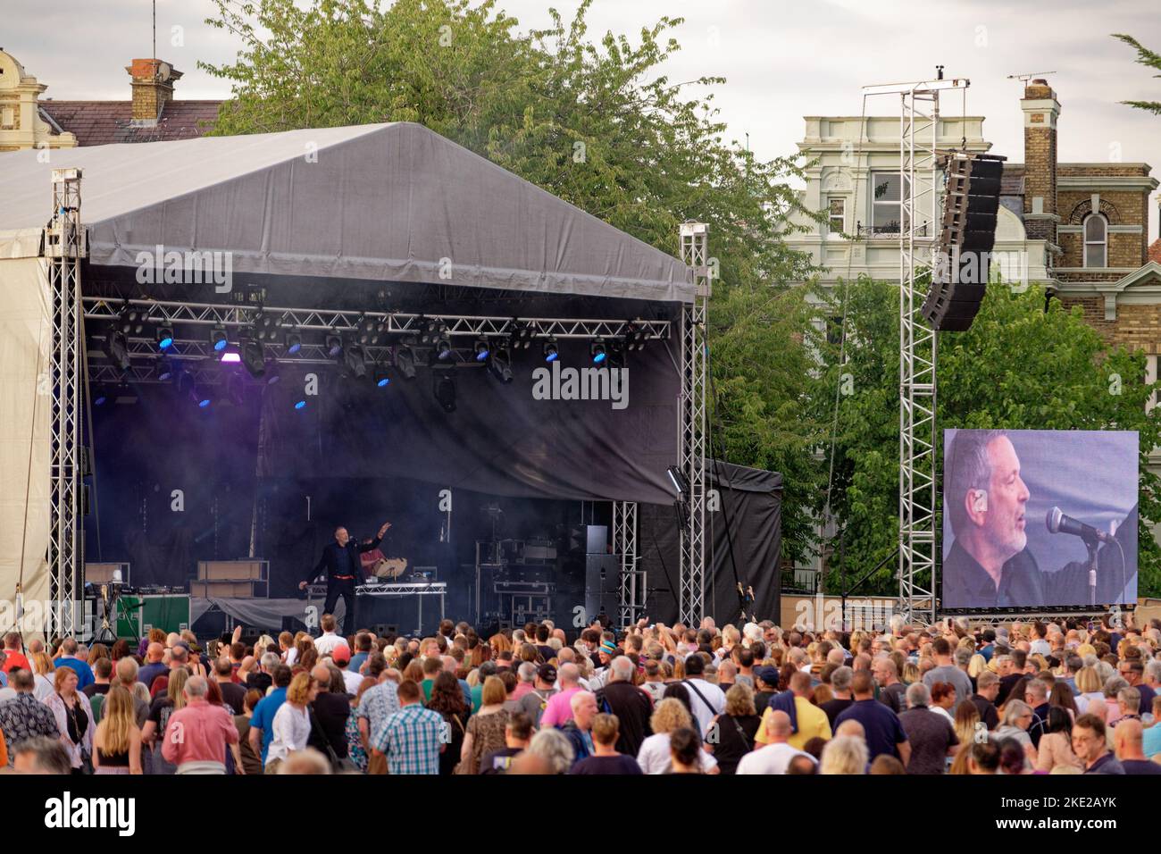 Blancmange, château de Rochester, juillet 2022 Banque D'Images