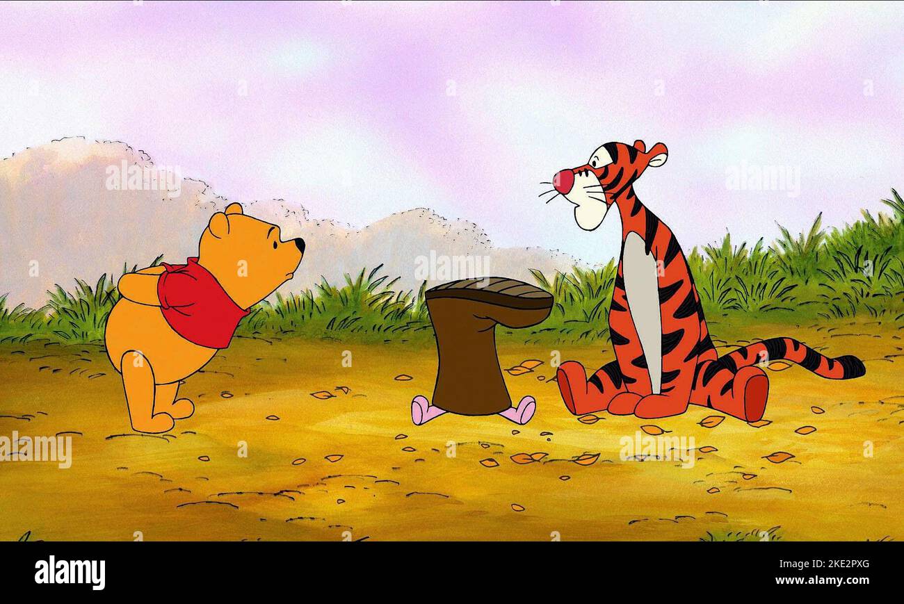 LE GRAND FILM DE PIGLET, WINNIE L'OURSON, PORCELET, TIGGER, 2003 Banque D'Images