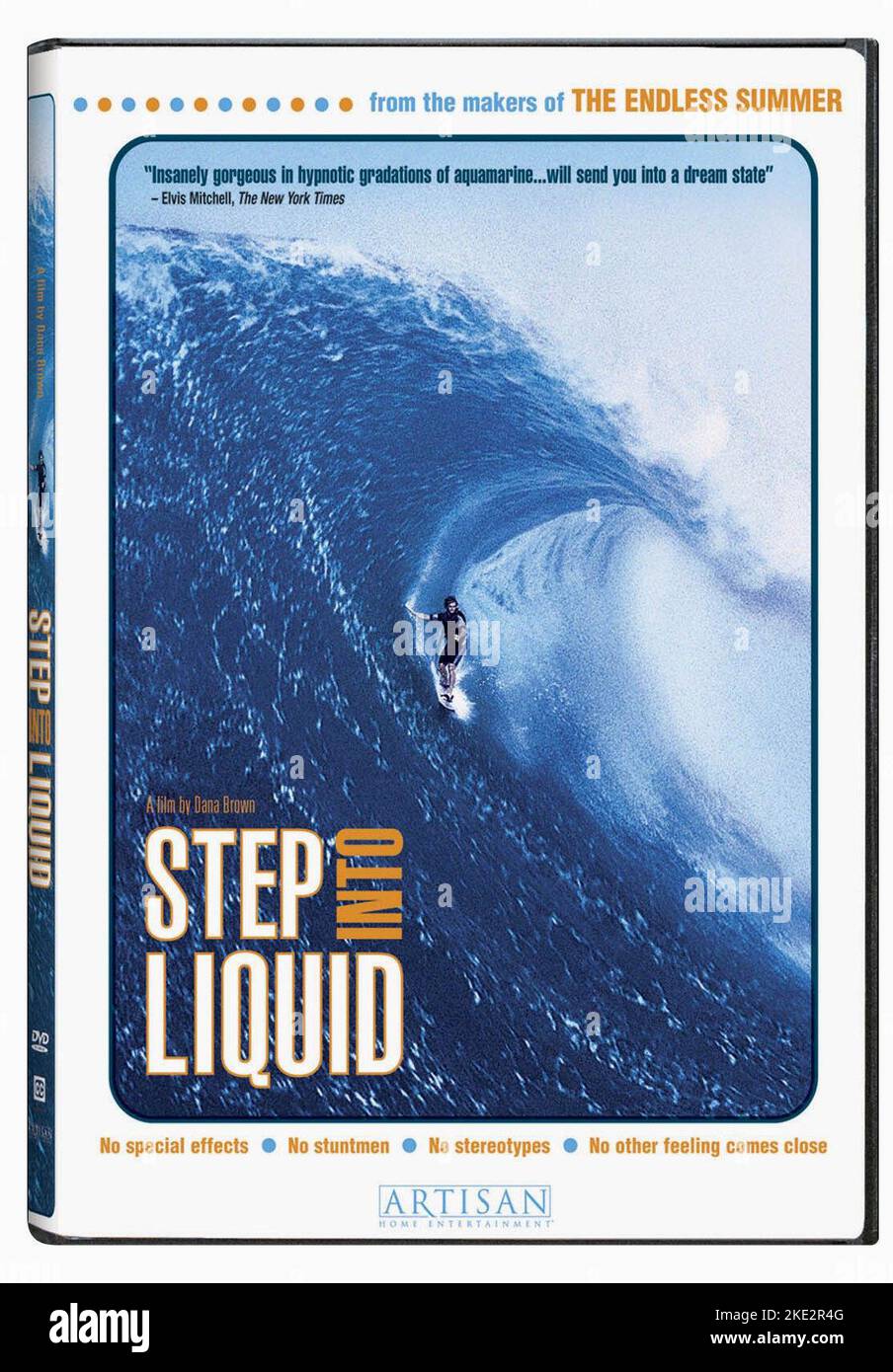 PASSEZ DANS LE LIQUIDE, COUVERCLE DE DVD, 2003 Banque D'Images