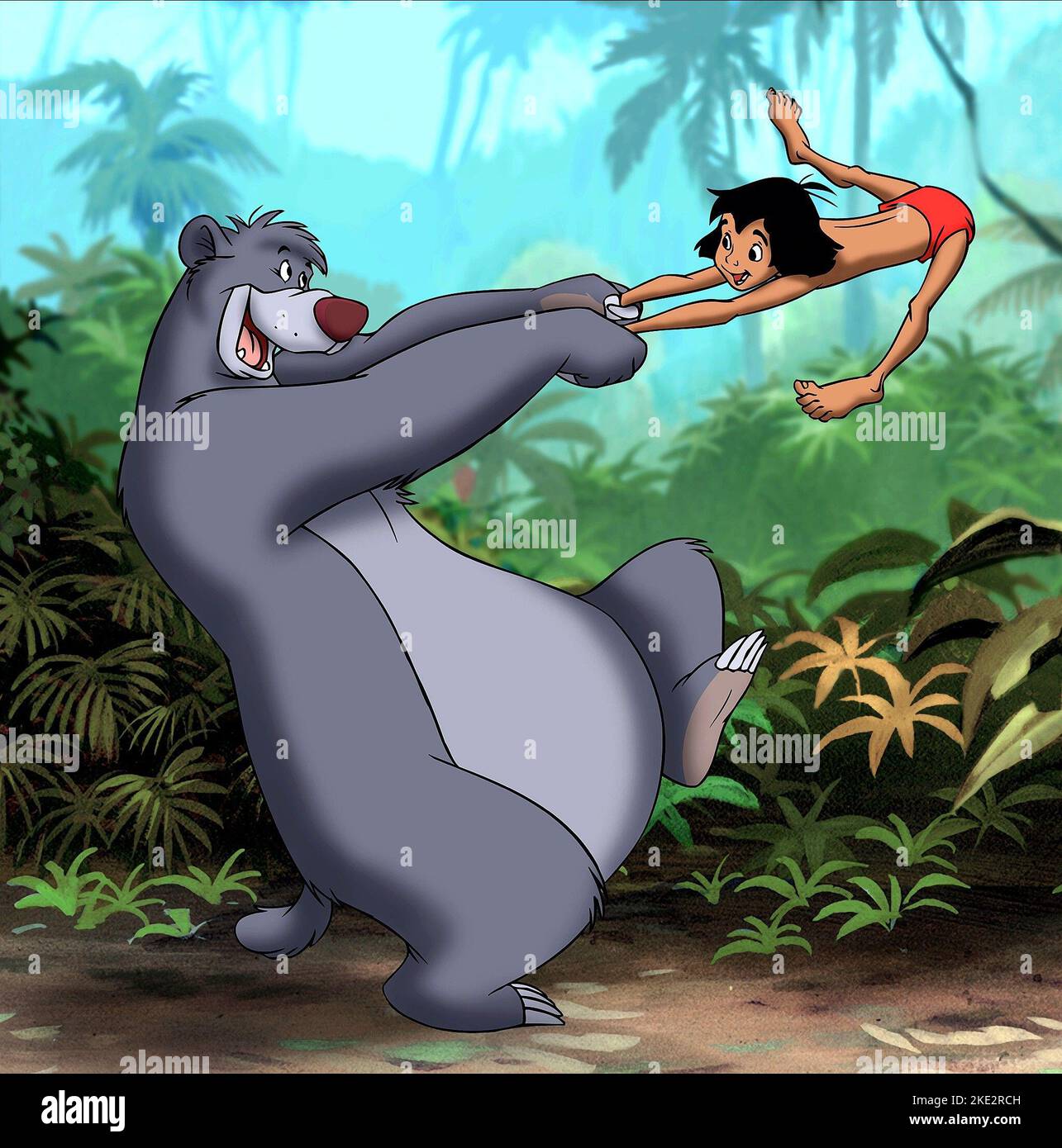 LE LIVRE DE LA JUNGLE 2, BALOO, MOWGLI, 2003 Banque D'Images