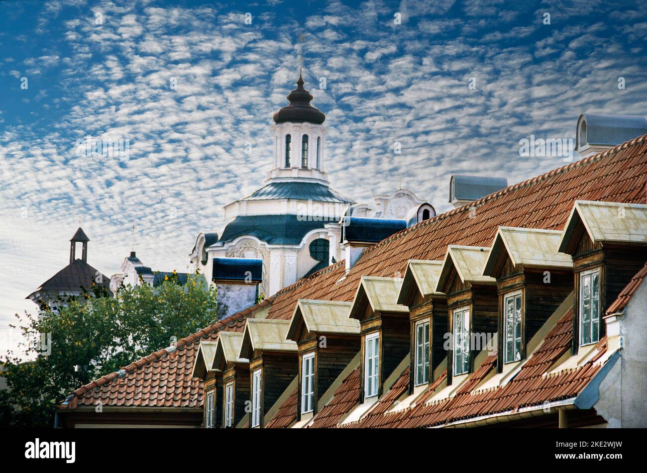 Église Saint-Casimir, vieille ville, Vilnius, Lituanie Banque D'Images